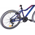 Detský bicykel 24" Fuzlu Team hliníkový modrá